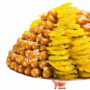 گوش فیل و زولبیا